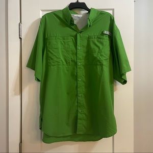 Columbia Performance Fishing Gear PFG Tamiami II Short Sleeve Button Down Shirt